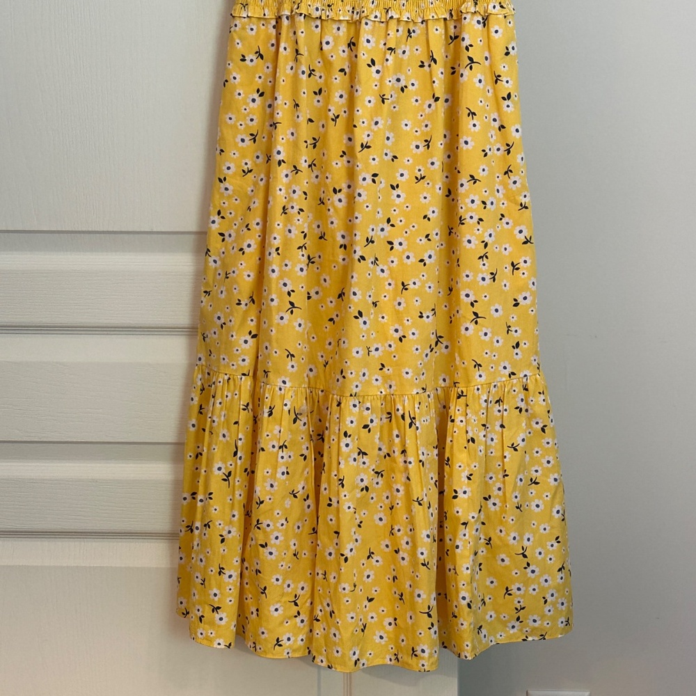 Kate Spade Flutter Sleeve Tiered Midi Sundress Size Small - Picture 3 of 8